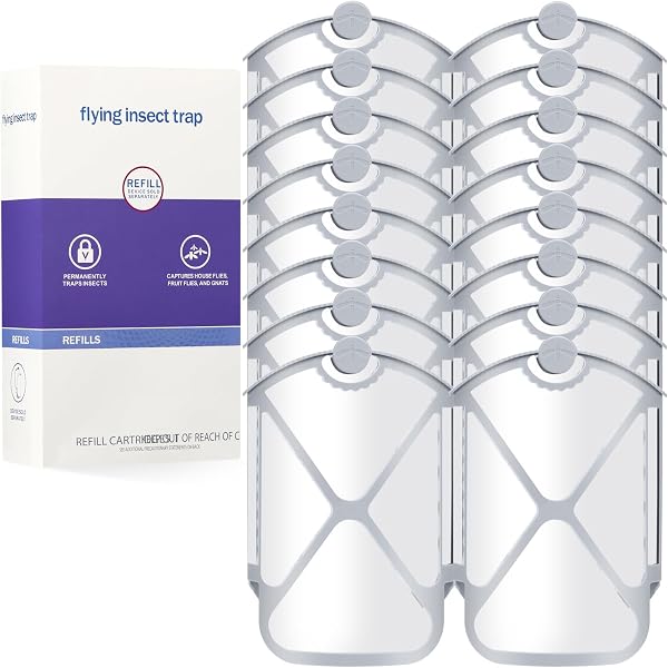 Husaco flying insect trap refill cartridges, 16 pack