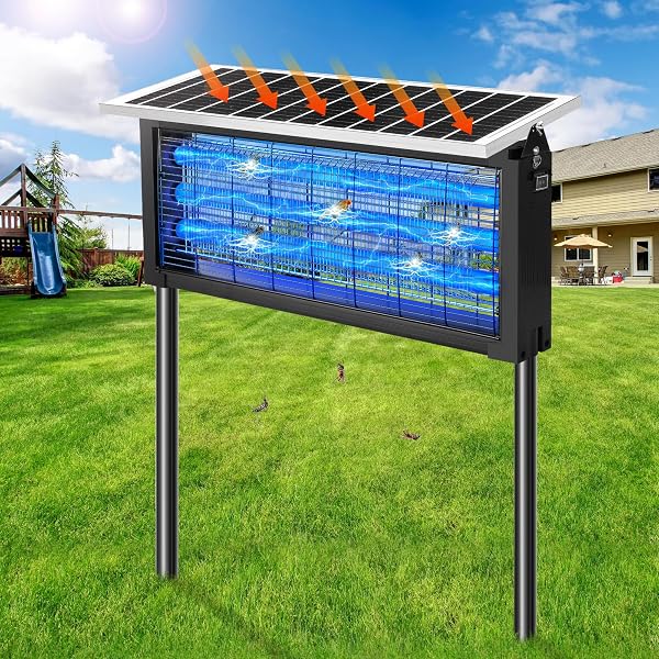 Husaco 30W solar powered outdoor bug zapper